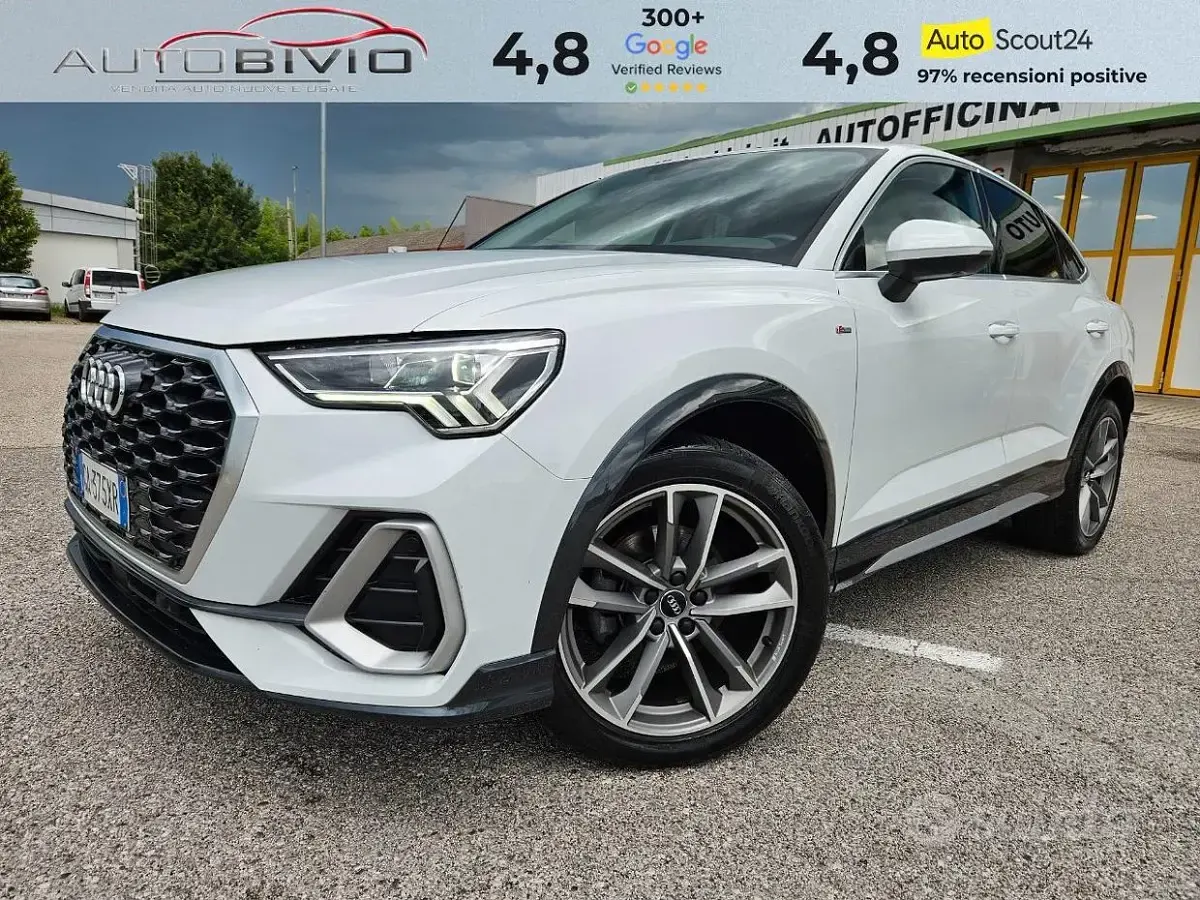 Usata Audi Q3 Sportback S-Line 150 CV (110 kW) 2020 Bianco SUV