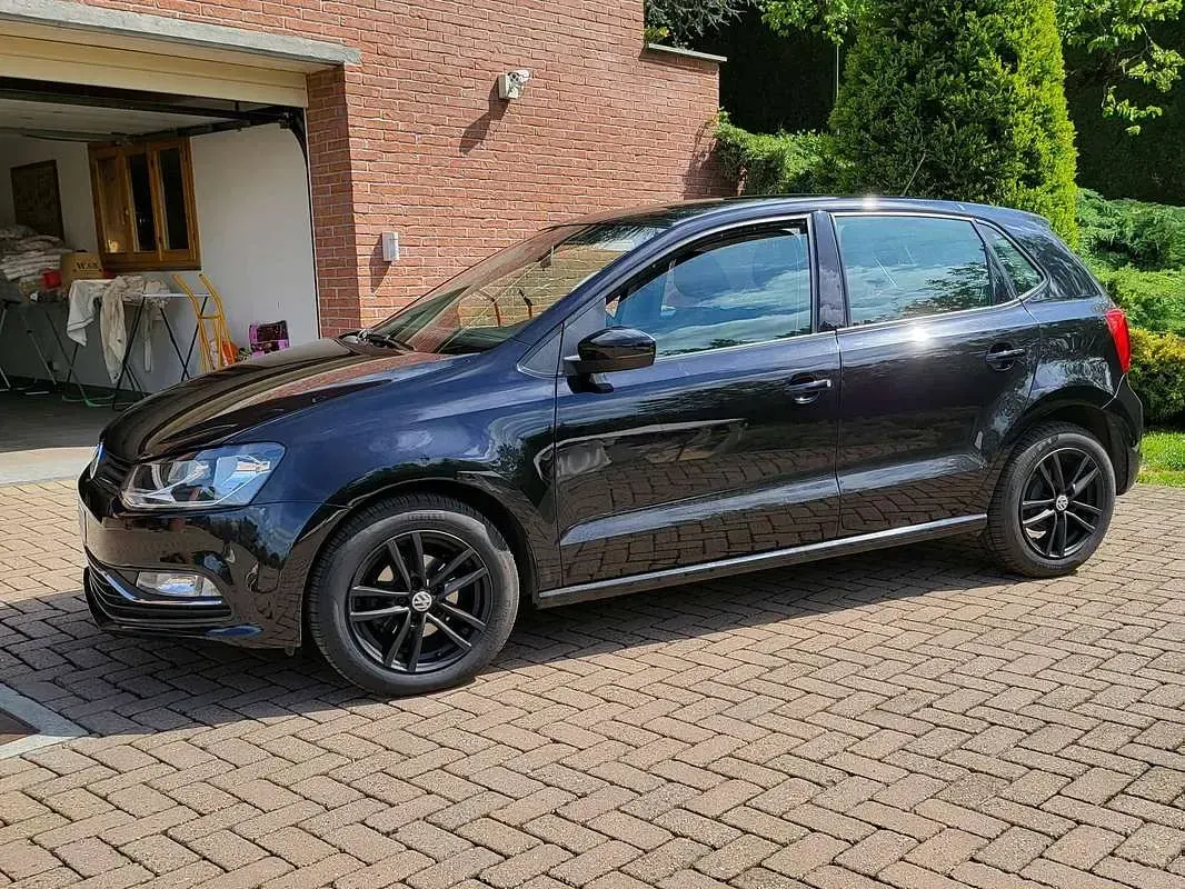 Usata VW Polo Comfortline 75 CV (55 kW) 2014 Nero Berlina