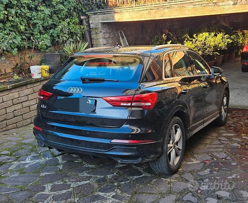 Usata Audi Q3 S-Line 150 CV (110 kW) 2020 Nero SUV