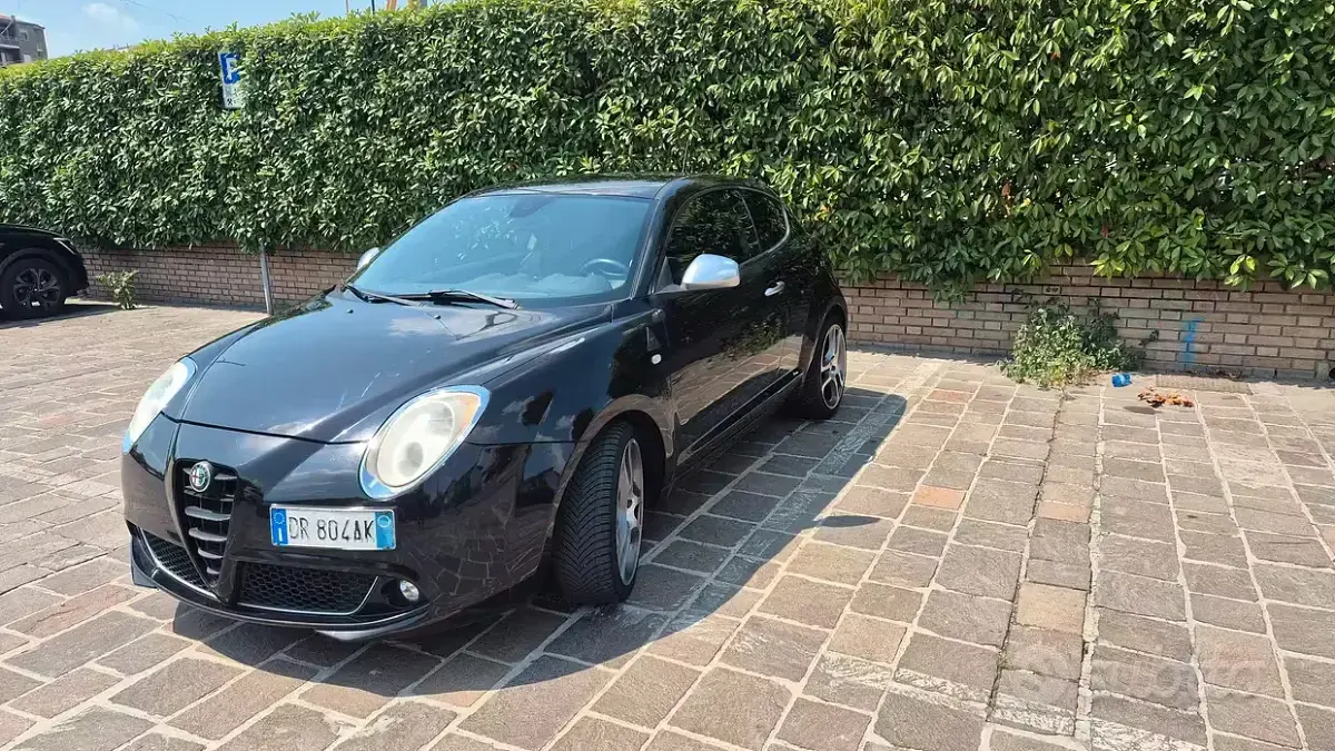 Usata Alfa Romeo MiTo Distinctive 155 CV (114 kW) 2008 Nero Utilitaria