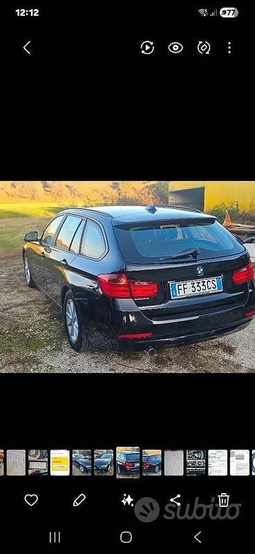 Usata BMW 320 184 CV (135 kW) 2014 Nero Station wagon