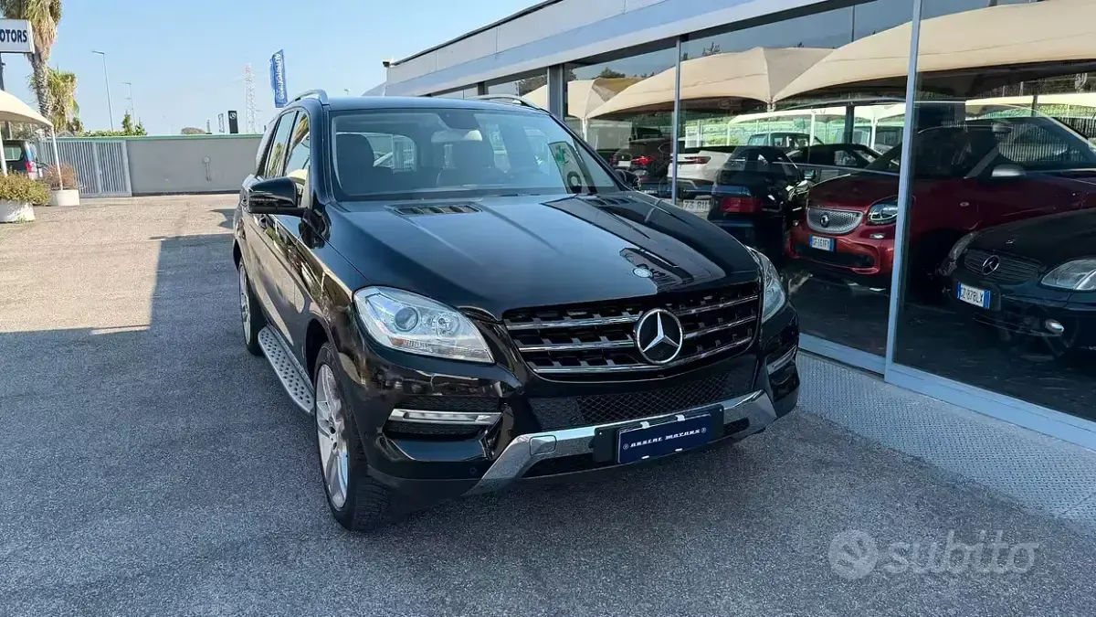 Usata Mercedes ML250 Premium 204 CV (150 kW) 2012 Nero SUV
