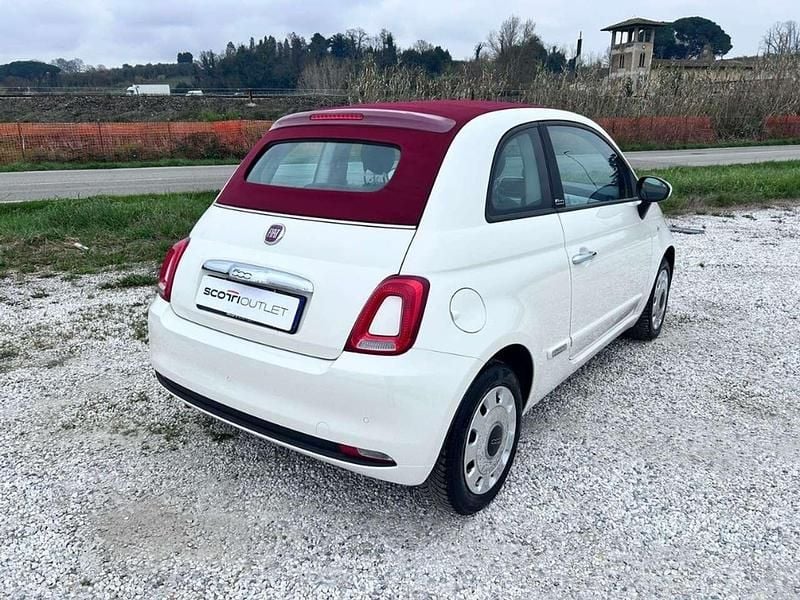 Usata Fiat 500C Pop 95 CV (69 kW) 2016 Bianco Cabrio