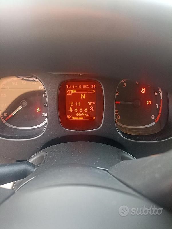 Usata Fiat Panda 2016 Nero Utilitaria