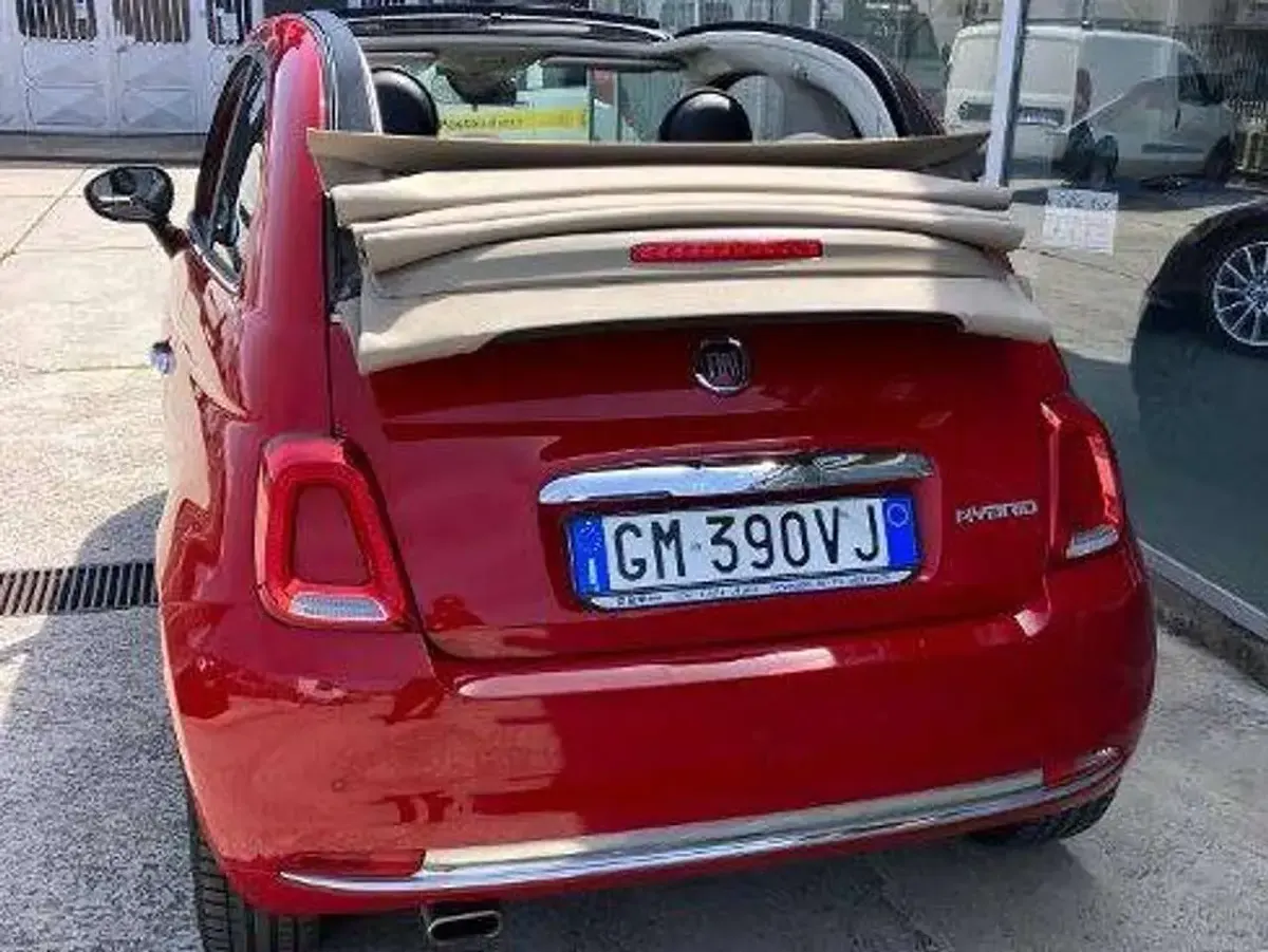 Usata Fiat 500C Dolcevita 69 CV (50 kW) 2023 Rosso Cabrio