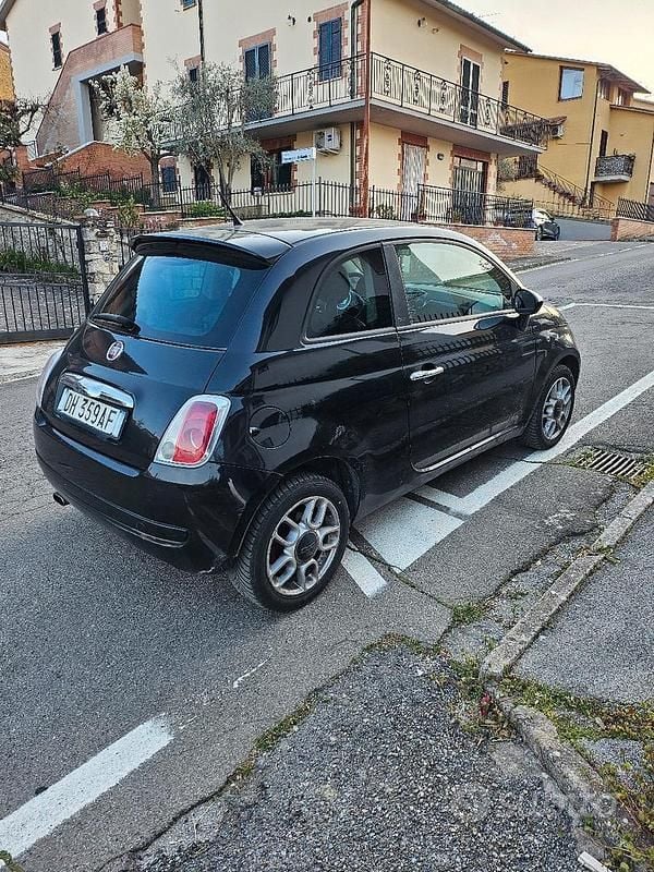 Usata Fiat 500 100 CV (73 kW) 2007 Nero Berlina