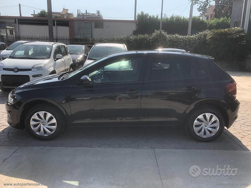 Usata VW Polo Trendline 65 CV (47 kW) 2019 Nero Berlina