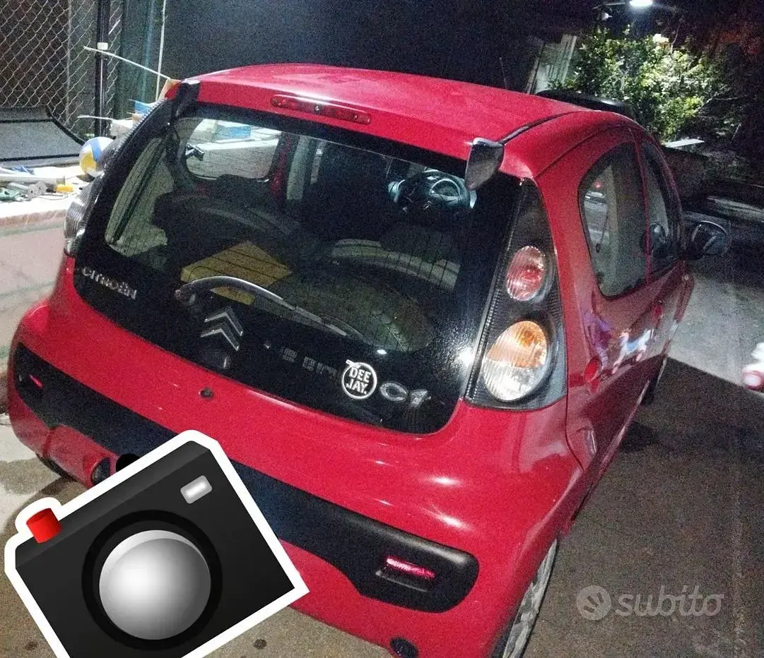 Usata Citroën C1 68 CV (50 kW) 2009 Rosso Utilitaria