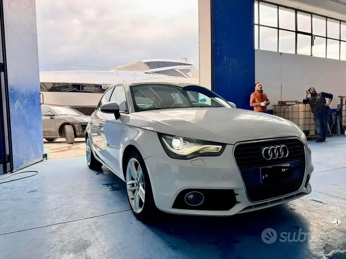 Usata Audi A1 S-Line 116 CV (85 kW) 2014 Bianco Utilitaria