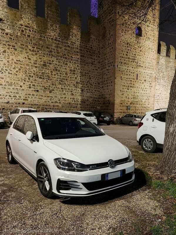 Usata VW Golf VII GTD 184 CV (135 kW) 2019 Bianco Berlina