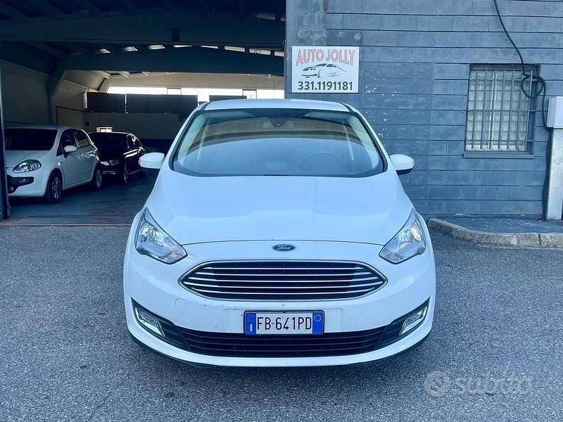 Usata Ford C-MAX Titanium 95 CV (69 kW) 2015 Bianco Monovolume