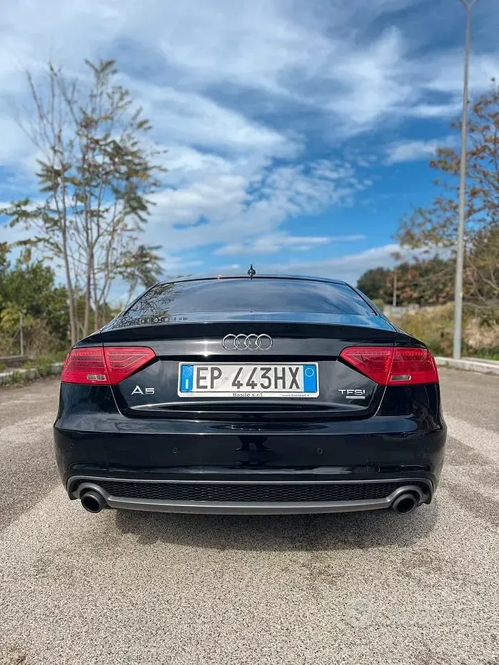 Usata Audi A5 S-Line 211 CV (155 kW) 2012 Nero Coupé