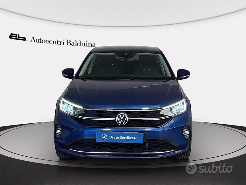Usata VW Taigo Life 110 CV (80 kW) 2022 Blue reef metalizzato SUV