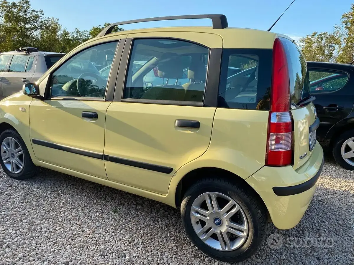 Usata Fiat Panda Emotion 60 CV (44 kW) 2005 Giallo Utilitaria