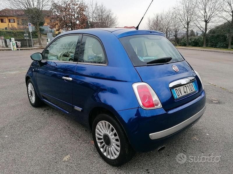 Usata Fiat 500 69 CV (50 kW) 2009 Blu Cabrio
