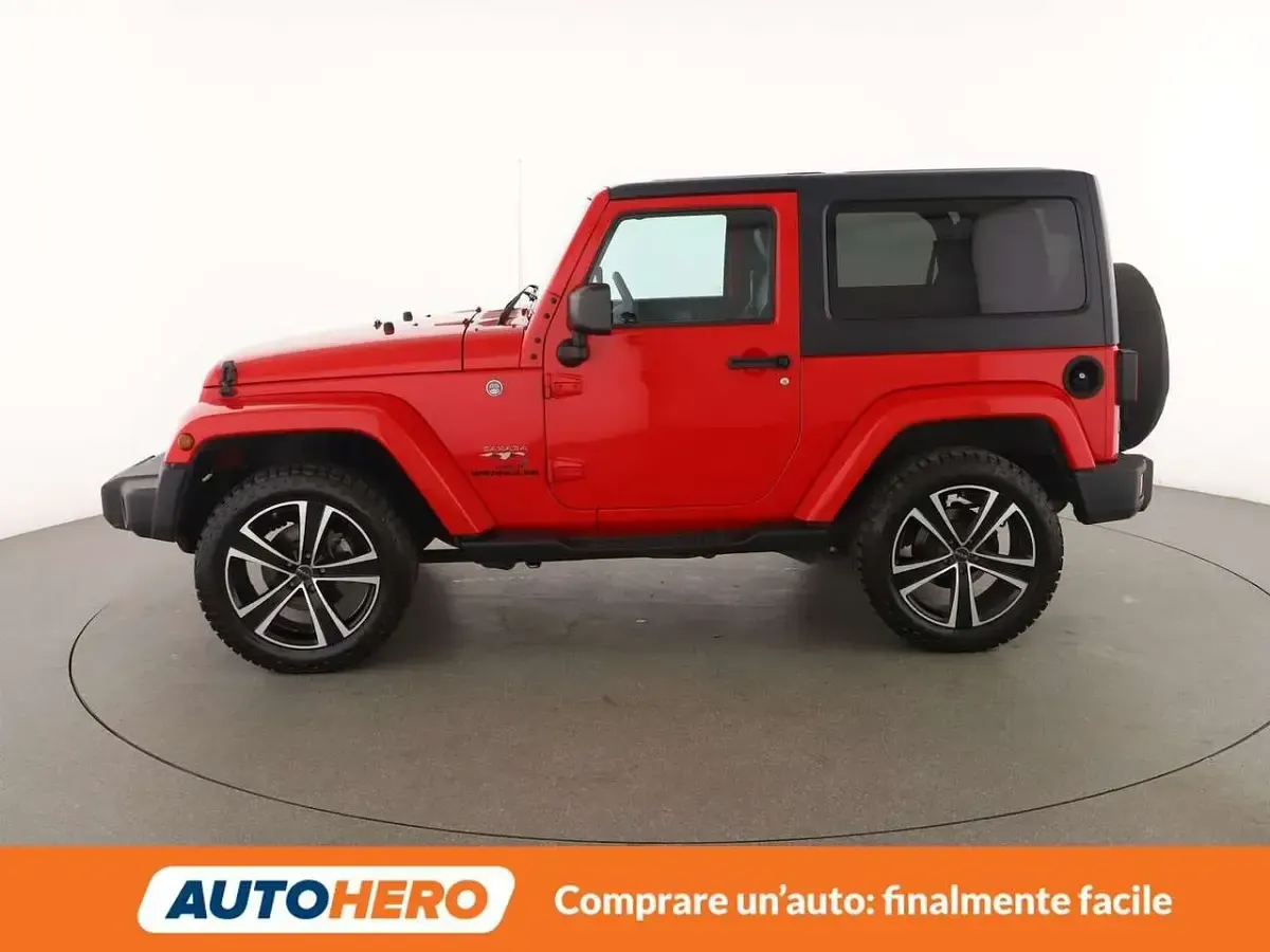 Begagnad Jeep Wrangler Sahara 200 HK (147 kW) 2017 Röd SUV