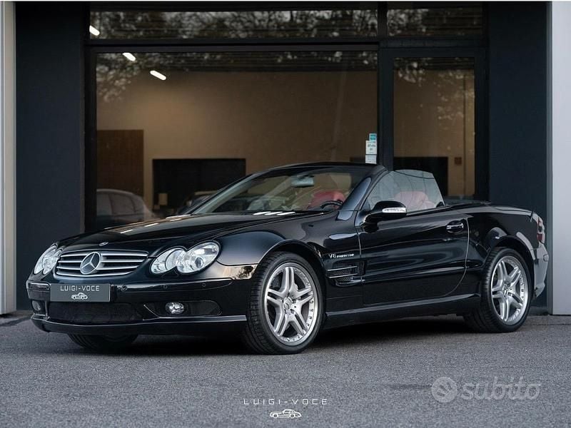 Usata Mercedes SL55 AMG AMG 500 CV (367 kW) 2002 Nero Cabrio