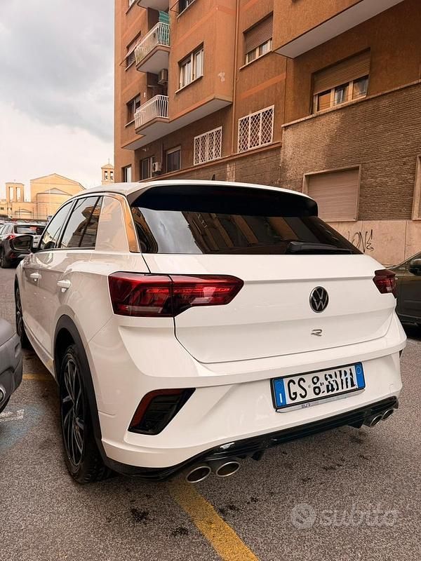 Usata VW T-Roc R 300 CV (220 kW) 2021 Bianco SUV