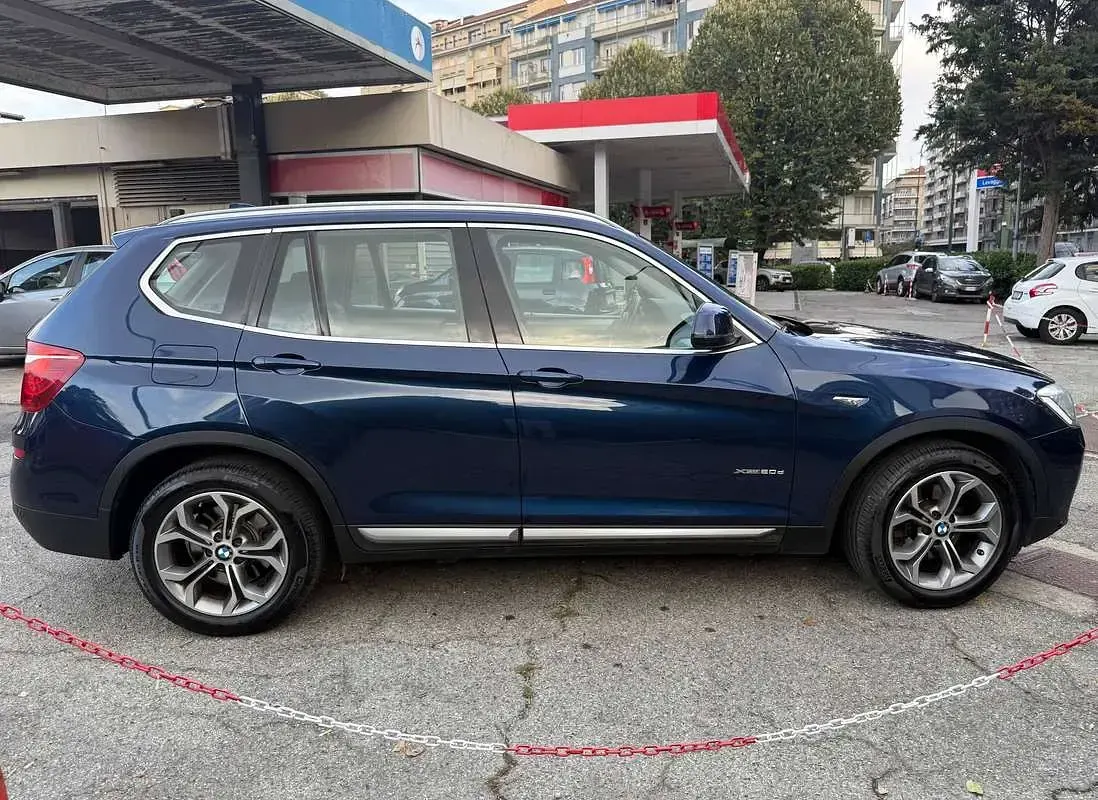 Usata BMW X3 xLine 190 CV (139 kW) 2015 Blu/azzurro SUV