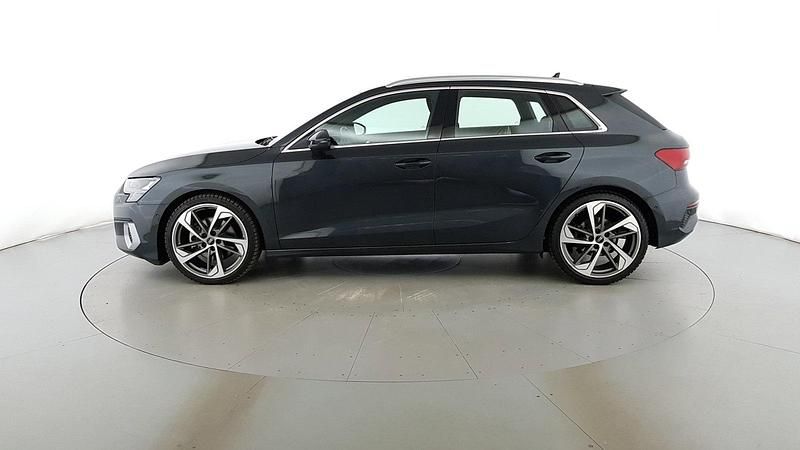 Usata Audi A3 Advanced 150 CV (110 kW) 2020 Grigio manhattan metallizzato Berlina