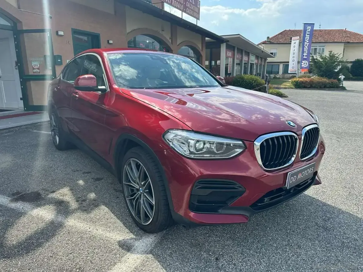 Usata BMW X4 Advantage 190 CV (139 kW) 2019 Rosso SUV