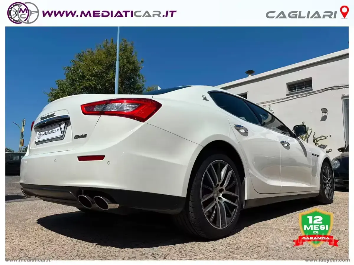 Usata Maserati Ghibli 275 CV (202 kW) 2016 Bianco Berlina