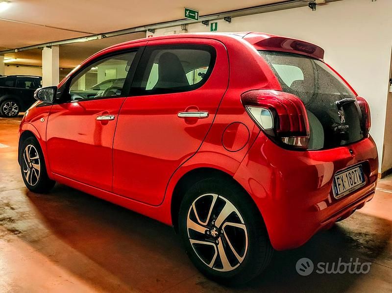 Usata Peugeot 108 Allure 72 CV (52 kW) 2018 Rosso Utilitaria