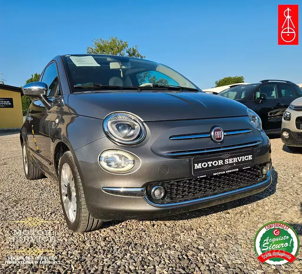 Usata Fiat 500 Lounge 69 CV (50 kW) 2017 Grigio Berlina