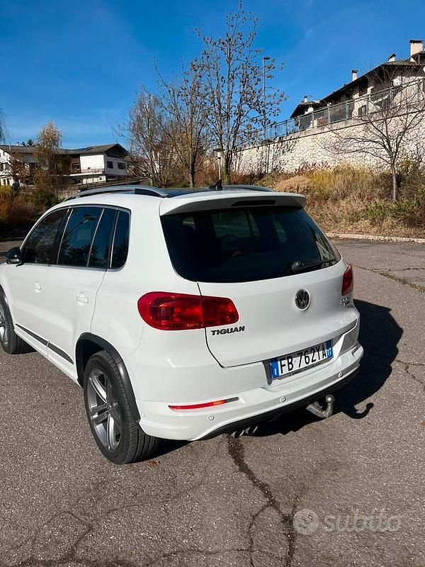 Usata VW Tiguan 150 CV (110 kW) 2016 Bianco SUV