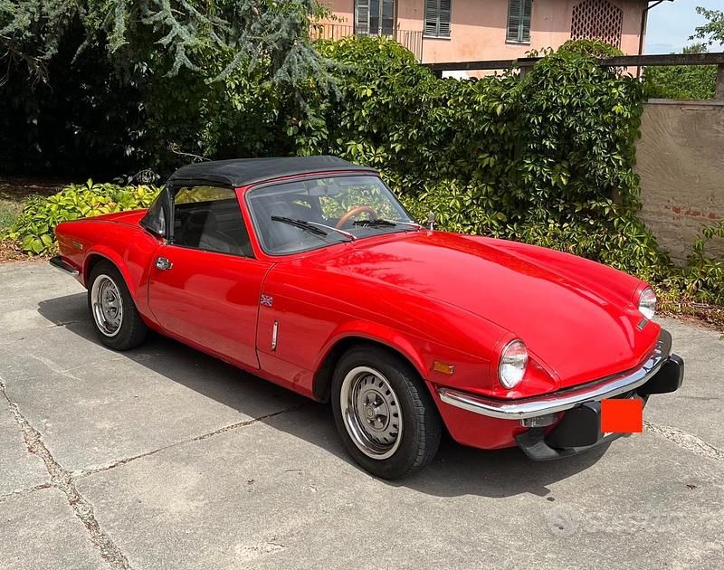 Usata Triumph Spitfire 1970 Rosso Cabrio