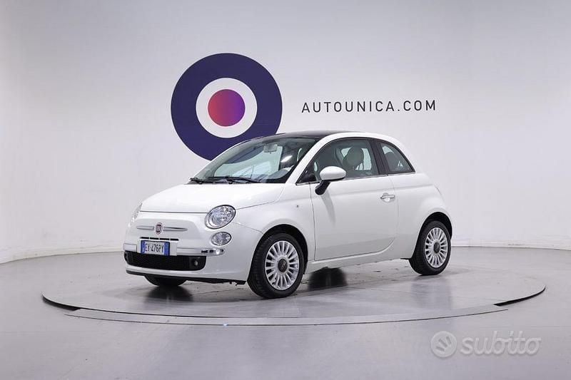 Usata Fiat 500 Lounge 69 CV (50 kW) 2014 Bianco Utilitaria