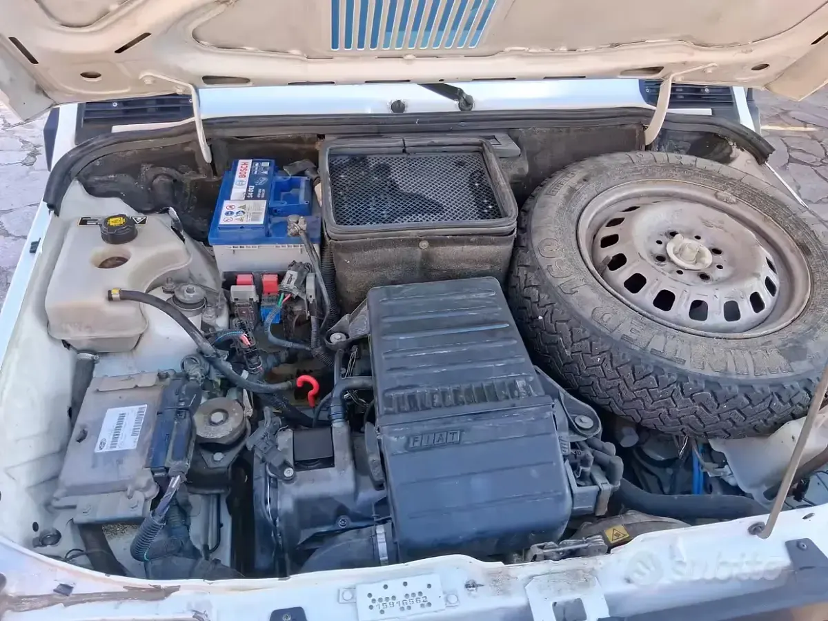Usata Fiat Panda 2002 Bianco Berlina