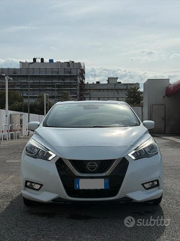 Usata Nissan Micra N-Connecta 90 CV (66 kW) 2017 Bianco Utilitaria