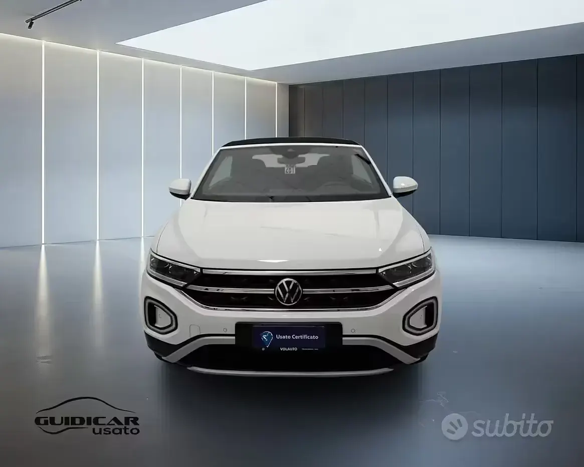 Usata VW T-Roc Cabriolet Style 150 CV (110 kW) 2022 Bianco Cabrio