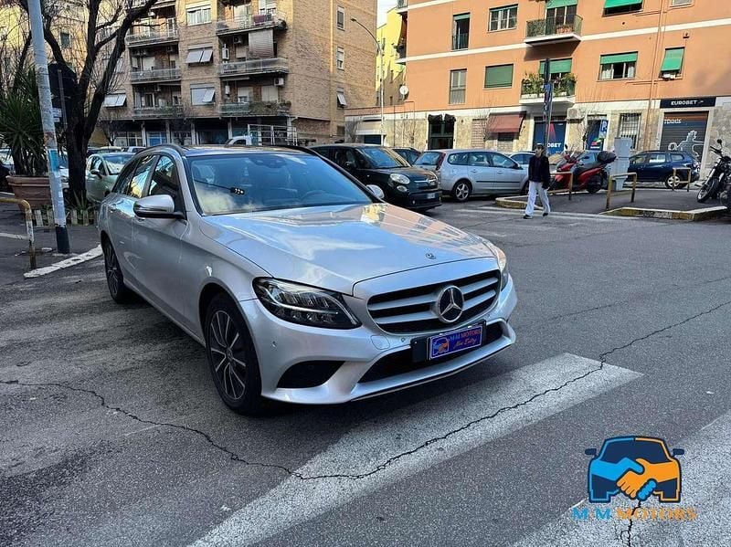 Usata Mercedes C220 Premium 194 CV (142 kW) 2021 Argento Station wagon