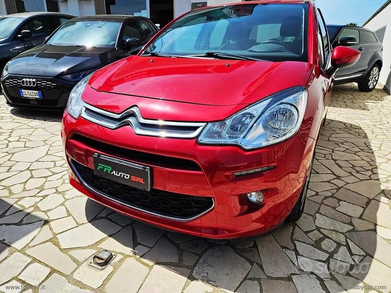 Usata Citroën C3 Exclusive 82 CV (60 kW) 2016 Rosso Utilitaria