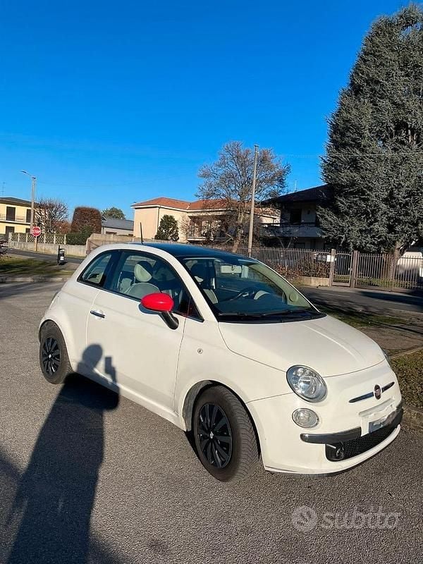 Usata Fiat 500 Lounge 95 CV (69 kW) 2013 Bianco Utilitaria
