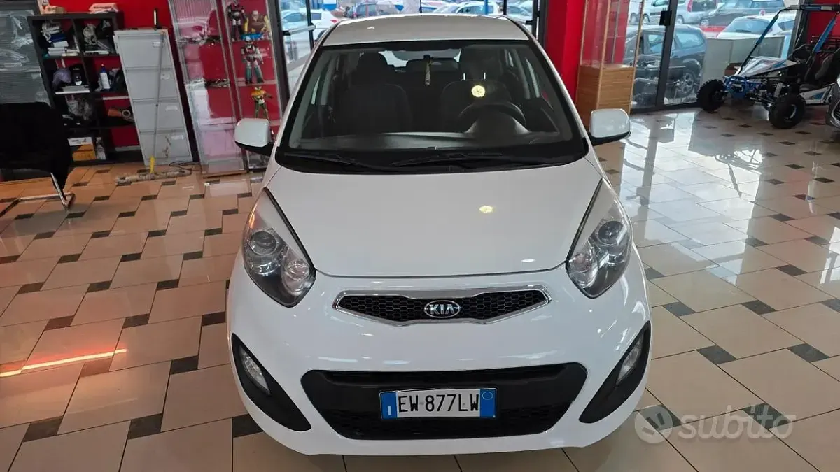 Usata Kia Picanto 67 CV (49 kW) 2014 Bianco Utilitaria