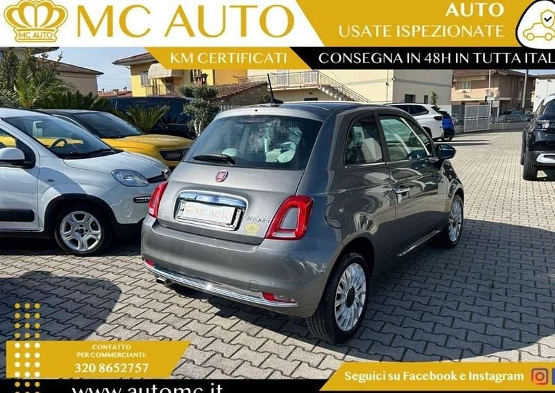 Usata Fiat 500 Dolcevita 69 CV (50 kW) 2022 Grigio Utilitaria