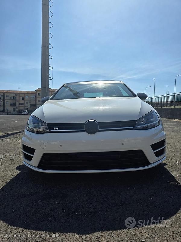 Usata VW Golf VII R 300 CV (220 kW) 2015 Bianco