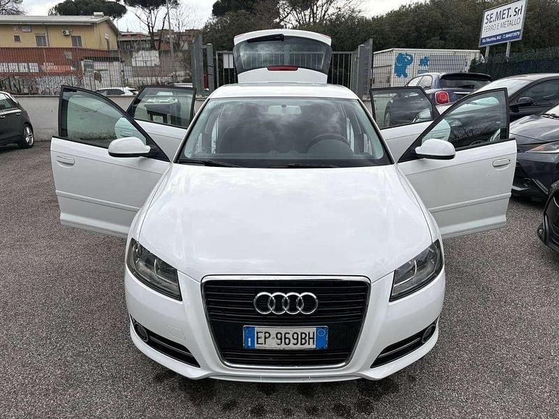 Usata Audi A3 Ambition 90 CV (66 kW) 2012 Bianco Utilitaria