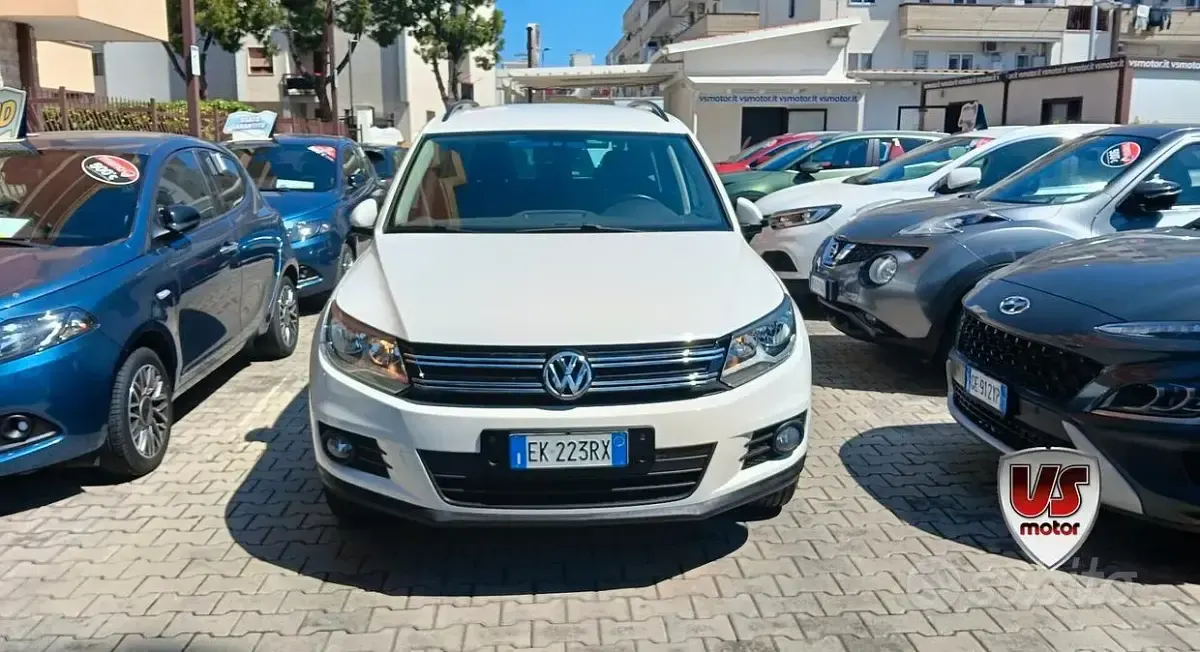 Usata VW Tiguan Trendline 110 CV (80 kW) 2012 Bianco SUV