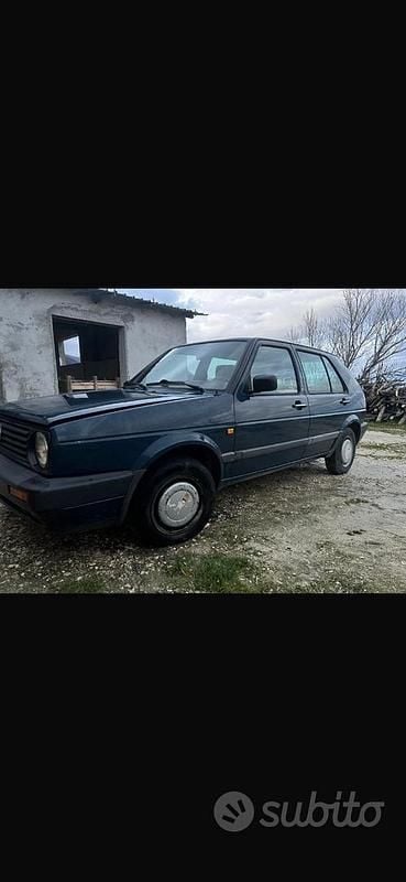 Usata VW Golf II 73 CV (53 kW) 1990 Blu Utilitaria