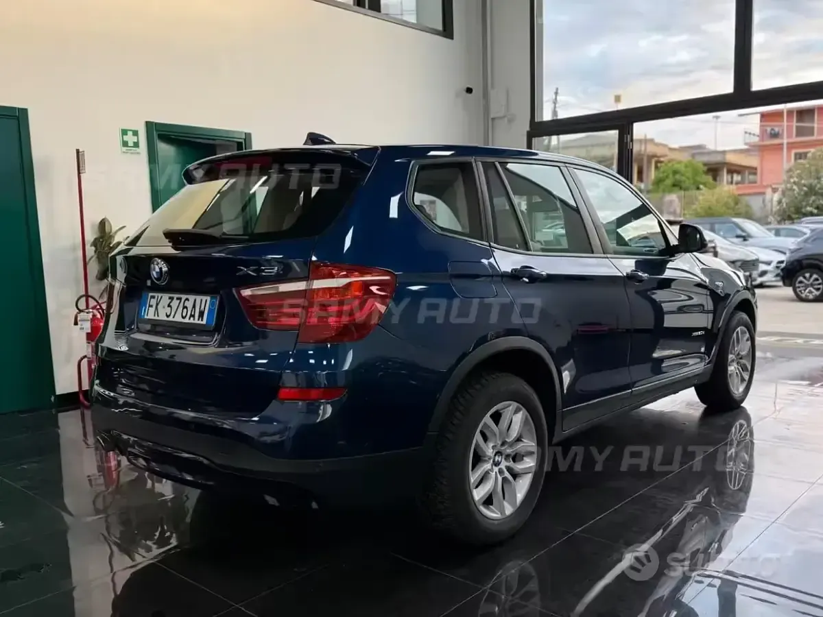 Usata BMW X3 190 CV (139 kW) 2017 Blu SUV