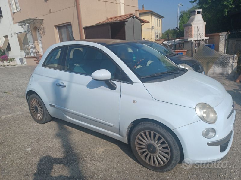 Usata Fiat 500 Lounge 69 CV (50 kW) 2010 Bianco Berlina