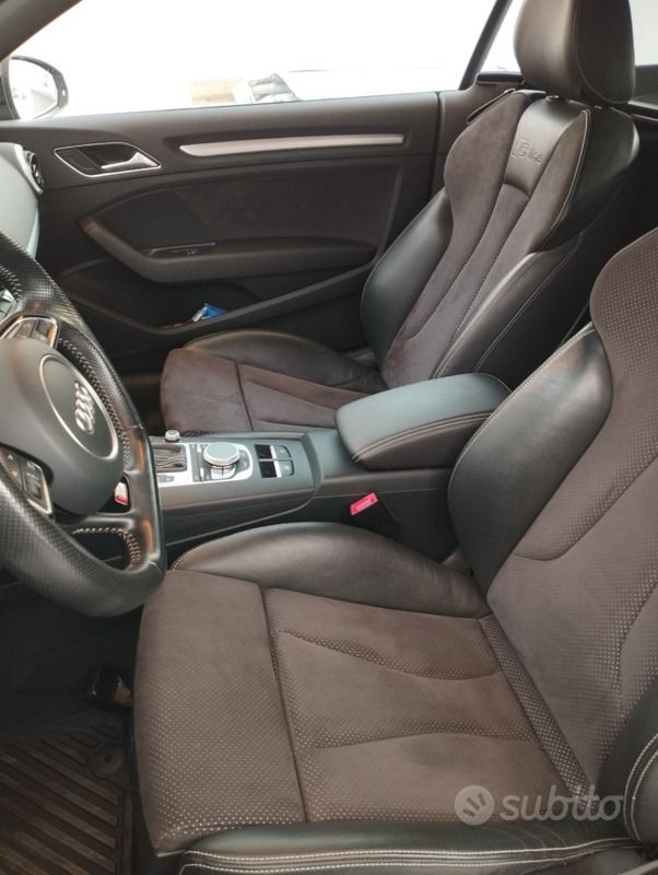 Usata Audi A3 Cabriolet S-Line 150 CV (110 kW) 2015 Nero Cabrio