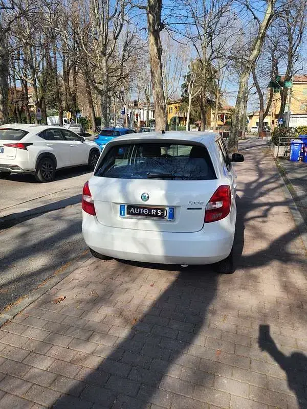 Usata Skoda Fabia GreenLine 75 CV (55 kW) 2012 Bianco Berlina