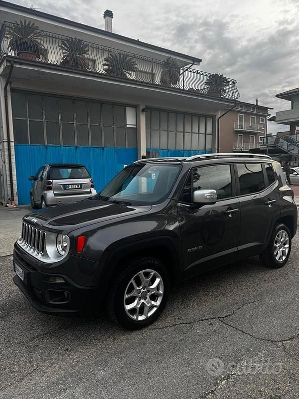 Usata Jeep Renegade Limited 140 CV (102 kW) 2017 Grigio SUV