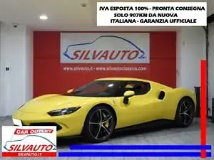 Ny Ferrari 296 830 HK (610 kW) 2025 Gul Cabriolet