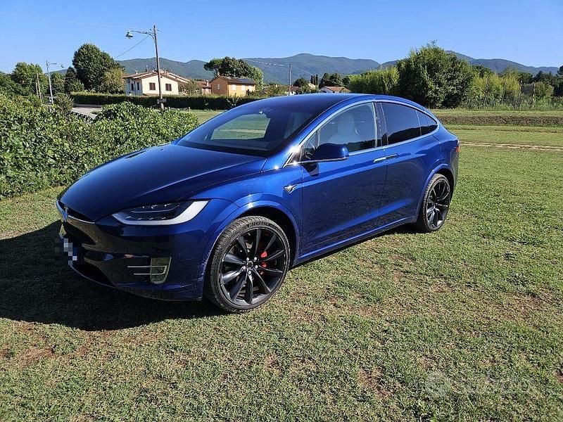 Usata Tesla Model X Performance 580 kW (789 CV) 2019 Blu SUV